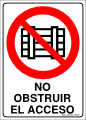 seg212
No obstruir el acceso